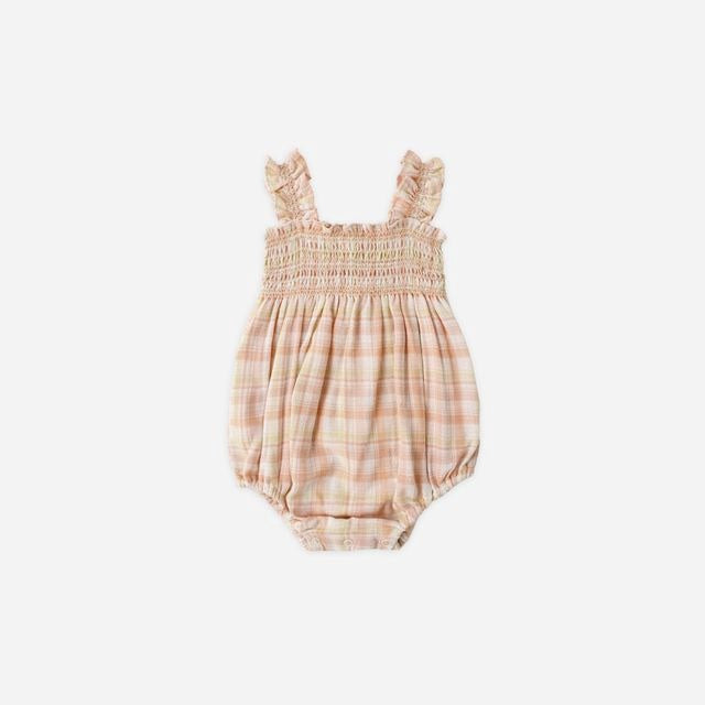 Rylee + Cru Julia Romper - Summer  Plaid