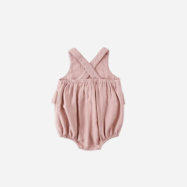 Quincy Mae Penny Romper - Mauve