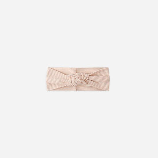 Quincy Mae Knotted Headband - Micro Melon Stripe