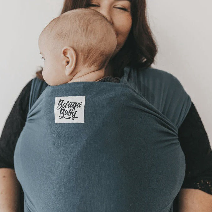 Beluga Baby Carrier Wrap - The Saga Ocean Blue (Limited Edition)