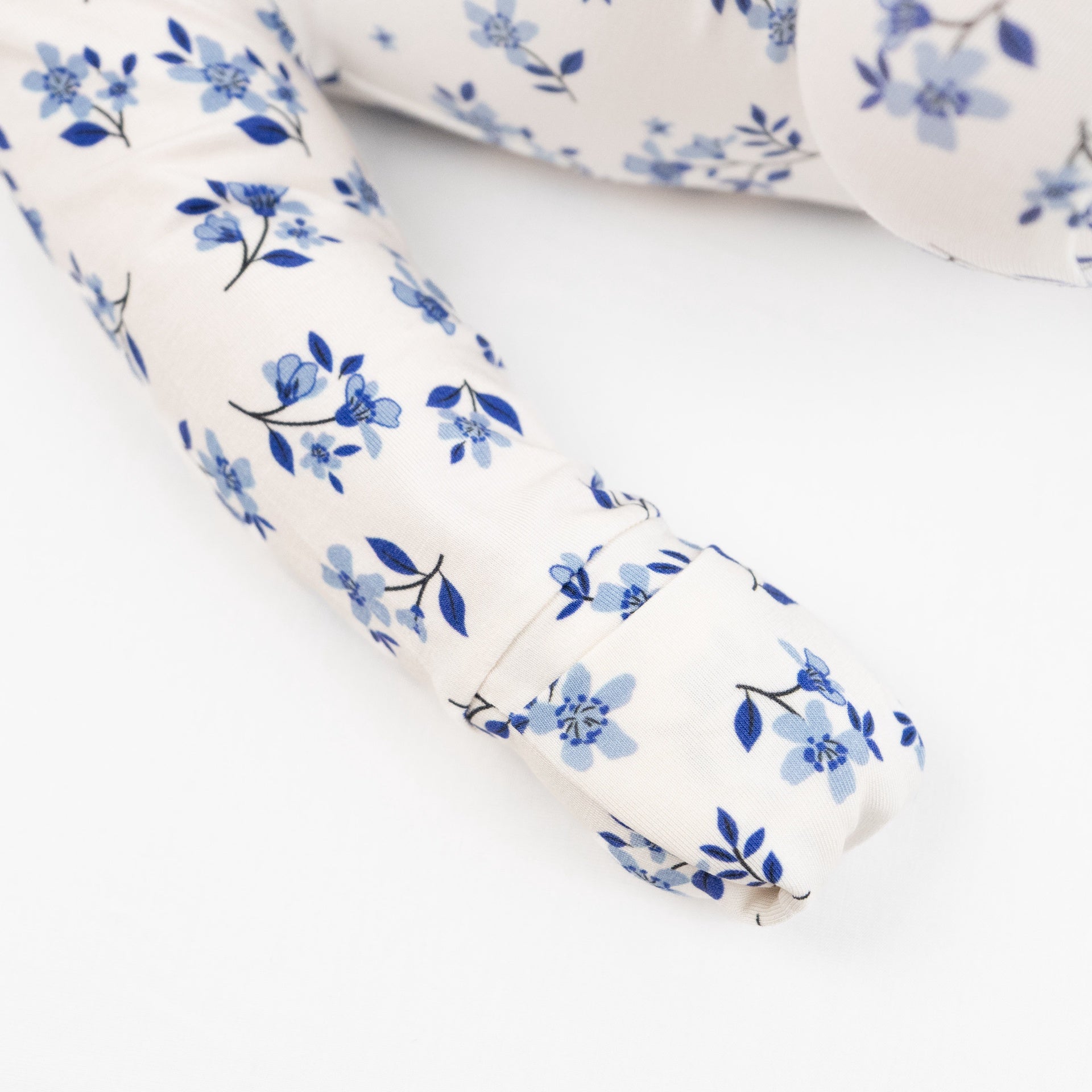Footed Zipper Sleeper - Bluebells