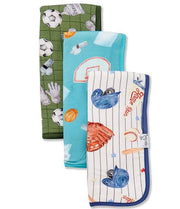 Copper Pearl Burp Cloth Set - All Stars