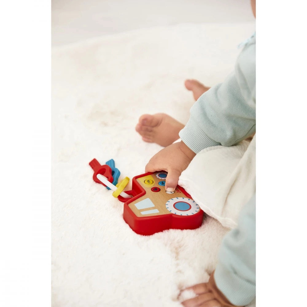 Janod Tractor Key Ring - The Farm