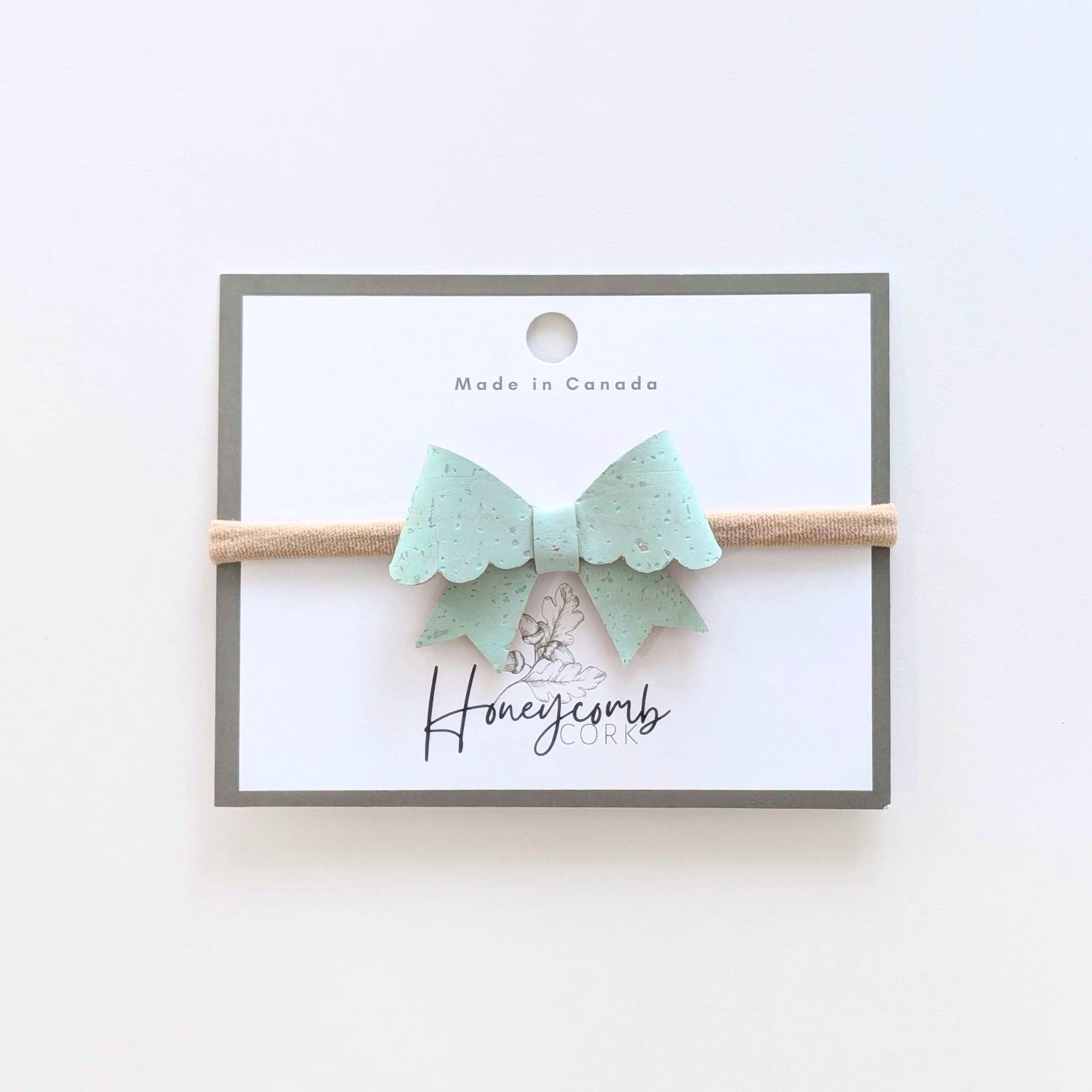 Honeycomb Cork Kenna Bow Headband