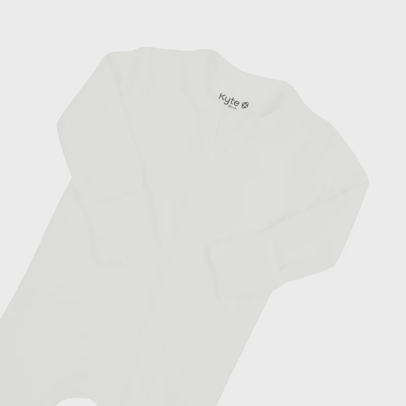 Kyte Baby Ribbed Zippered Footie - Cloud