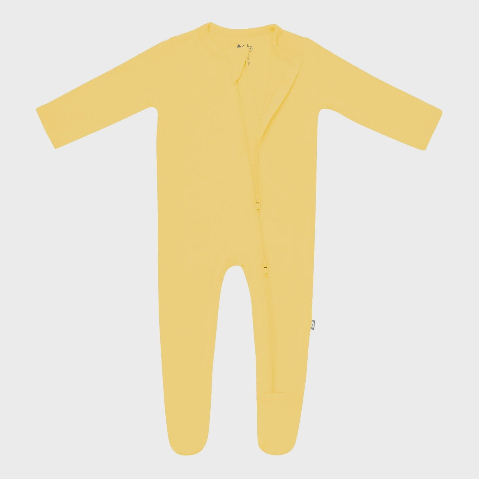 Kyte Baby Zippered Footie - Butter