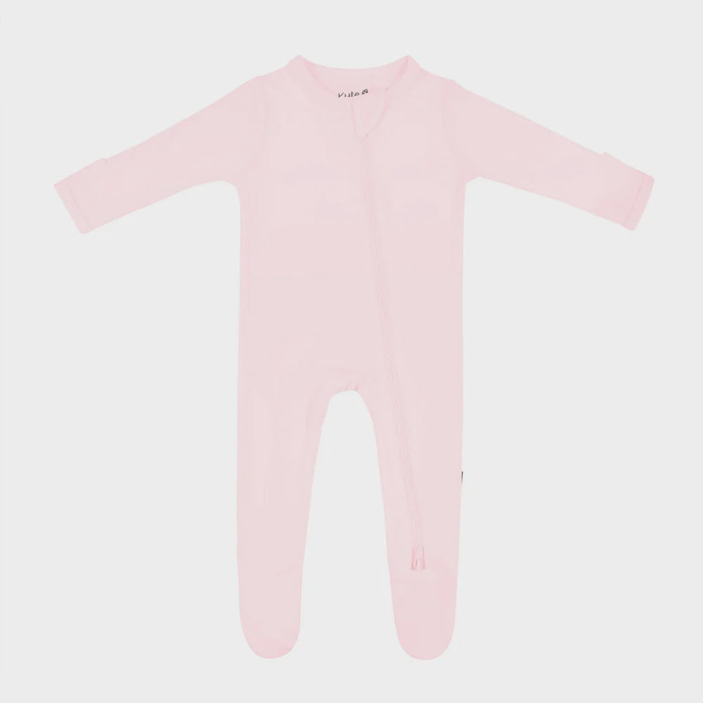 Kyte Baby Zippered Footie - Sakura