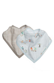 Loulou Lollipop Bandana Bib Set - Ice Hockey