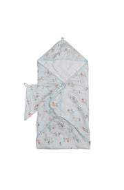Loulou Lollipop Hooded Towel Set - Ice Hockey
