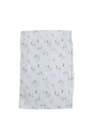 Loulou Lollipop Muslin Swaddle - Ice Hockey