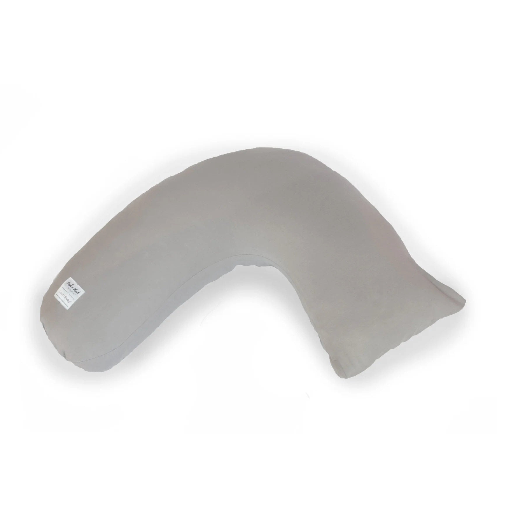 Posh & Plush / L'ovedbaby Organic Nursing Pillow - Light Grey