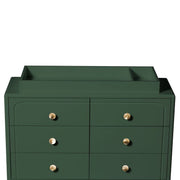 Little Seeds Double Dresser Topper Change Table Top - Bottle Green (Briar)