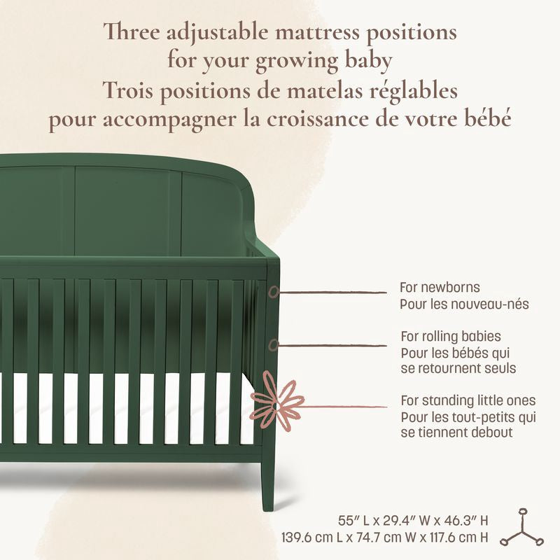 Little Seeds Briar Headboard Crib