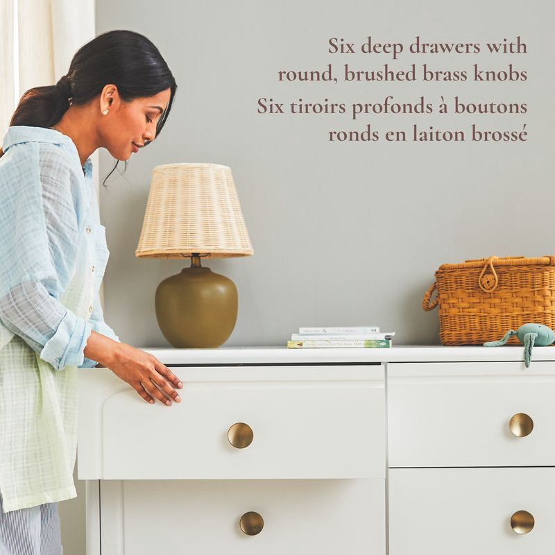 Little Seeds Briar 6-Drawer Nursery Dresser