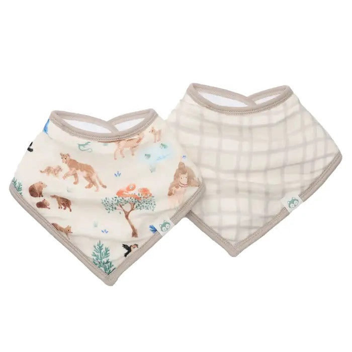 Loulou Lollipop Bandana Bib Set - Llama Adventures