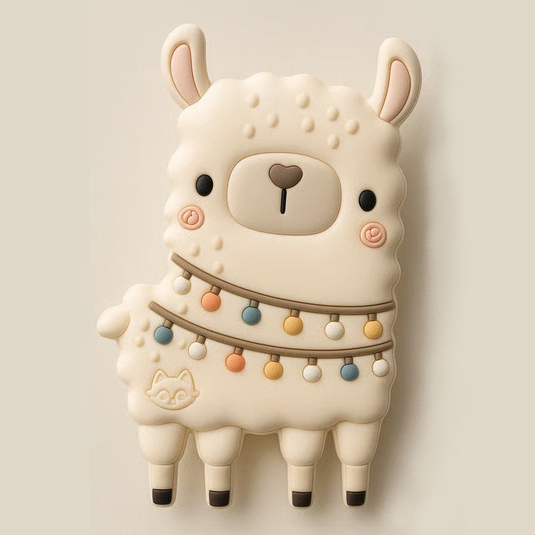Loulou Lollipop Single Teether - Llama
