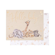 Wrendale Designs Little Savannah New Baby Card