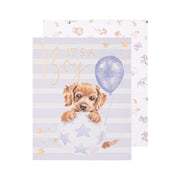 Wrendale Designs Bouncing Boy It's a Boy Card