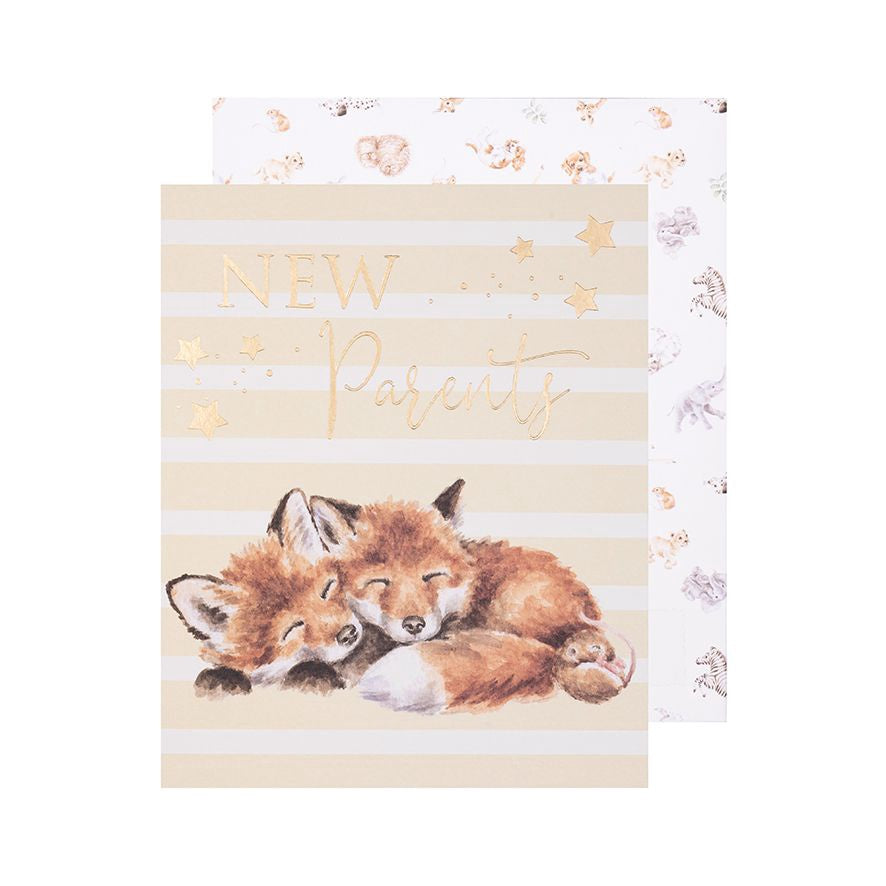 Wrendale Designs Furever Family Fox Card