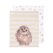 Wrendale Designs Hoot Hoot Hooray You're Expecting Card
