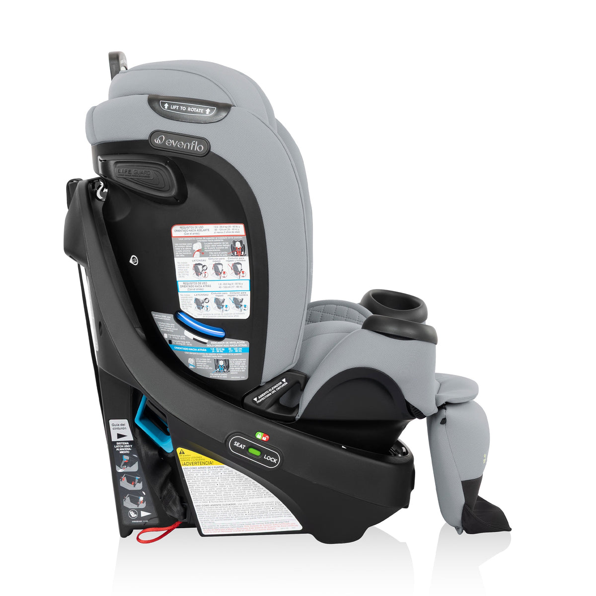 Evenflo Gold Revolve360 Extend All-In-One Rotational Car Seat with Sensorsafe