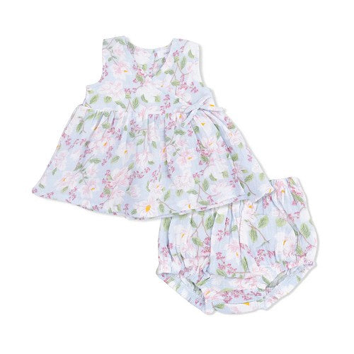 Angel Dear Kimono Dress and Bloomer - Magnolias