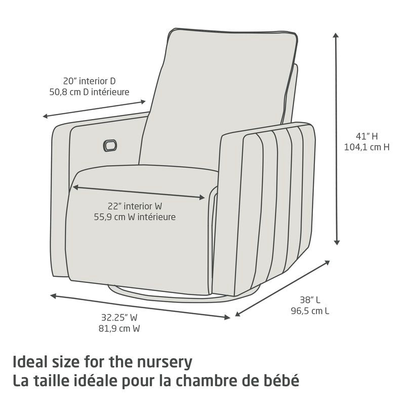 Maxi-Cosi Dorian Swivel Glider & Power Recliner
