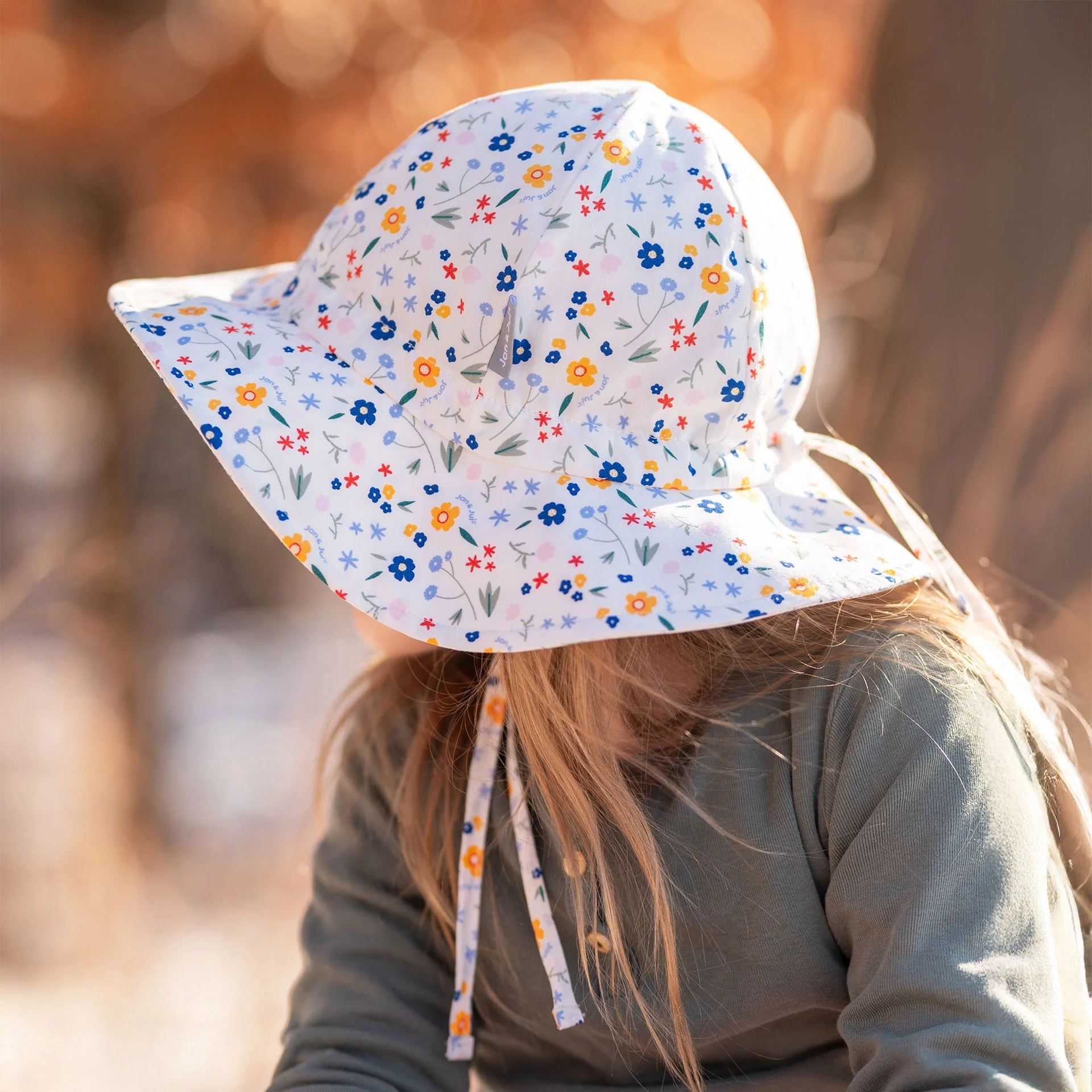 Jan & Jul Cotton Floppy Hat - Meadow Flowers