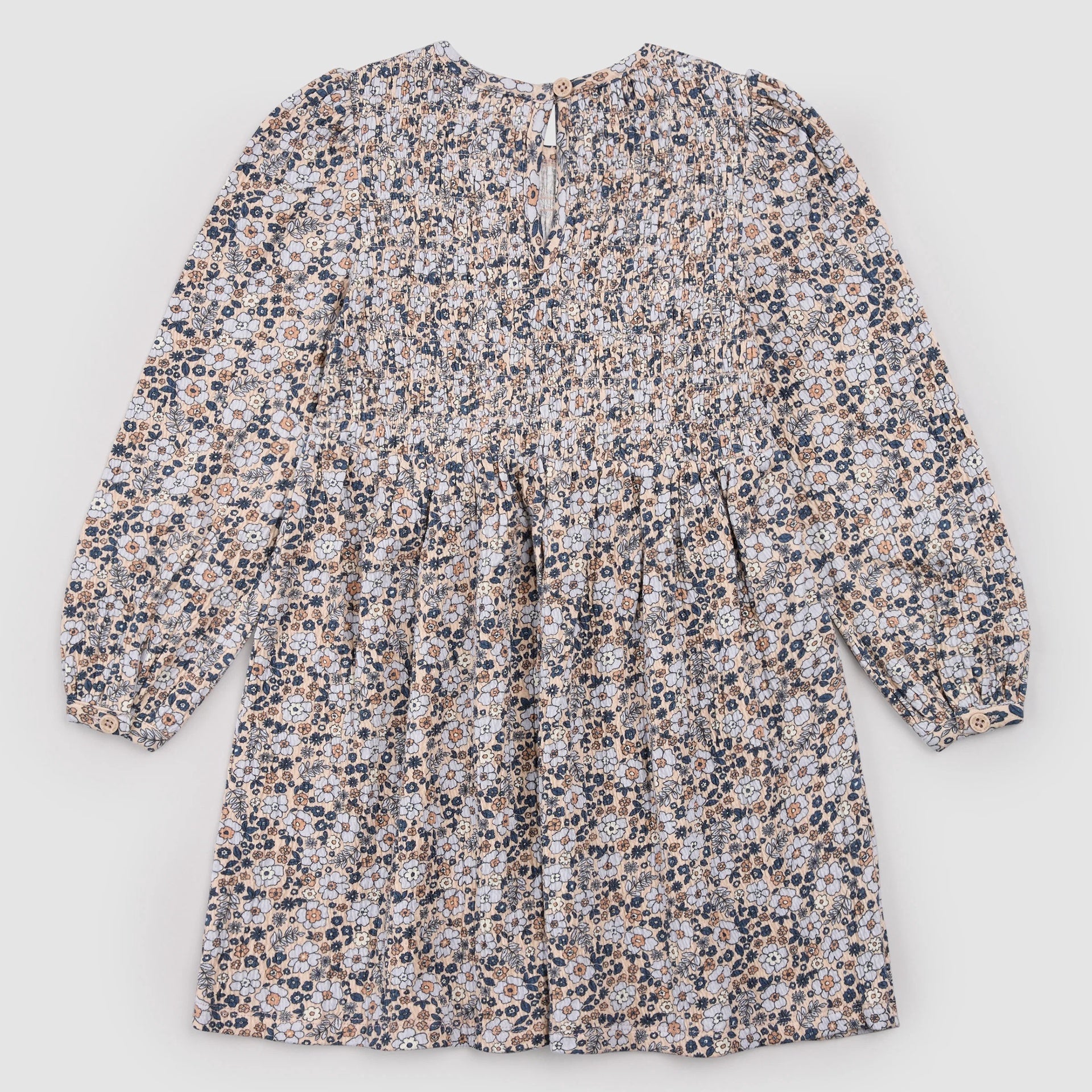 Miles the Label L/S Knit Dress - Vintage Flowers Print