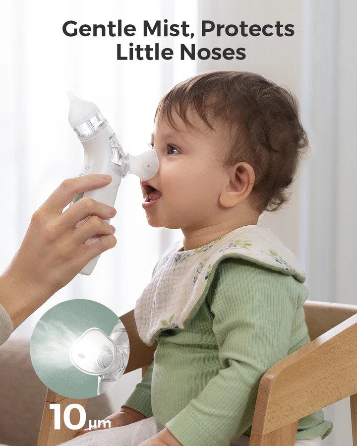 Momcozy BreezyClear 2-in-1 Spray & Suction Electric Nasal Aspirator