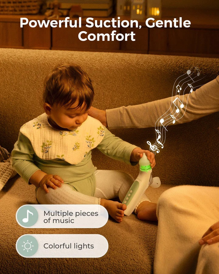 Momcozy BreezyClear 2-in-1 Spray & Suction Electric Nasal Aspirator