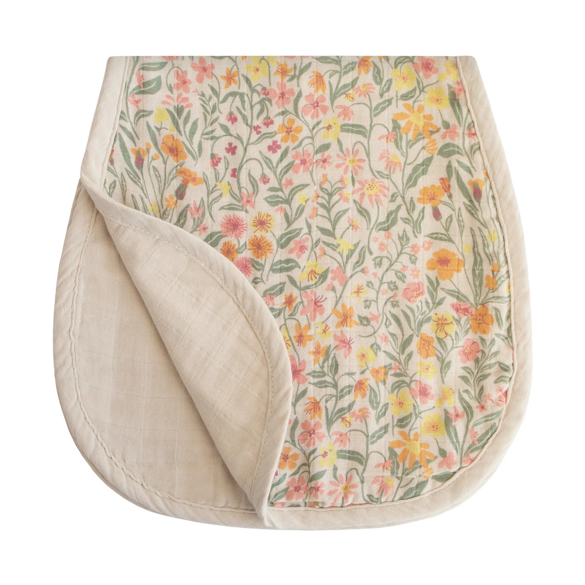 Mushie Organic Cotton Muslin Burp Cloth 2-pack
