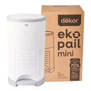 Dekor Eko Mini Diaper Pail - White
