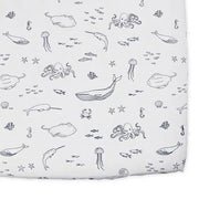 Stokke Sleepi V3 Bed Fitted Sheet Pehr - Life Aquatic