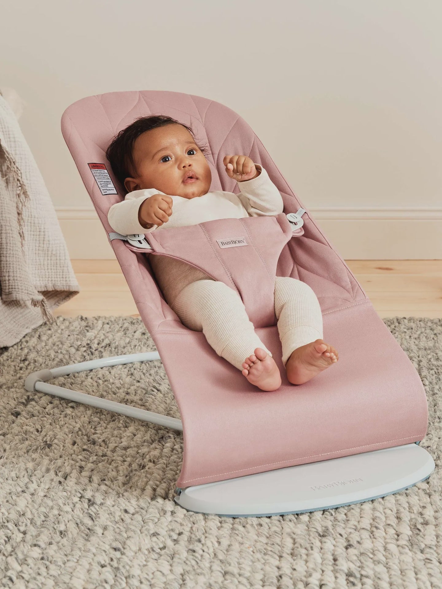 Baby Bjorn Bouncer Bliss - Woven Petal Quilt