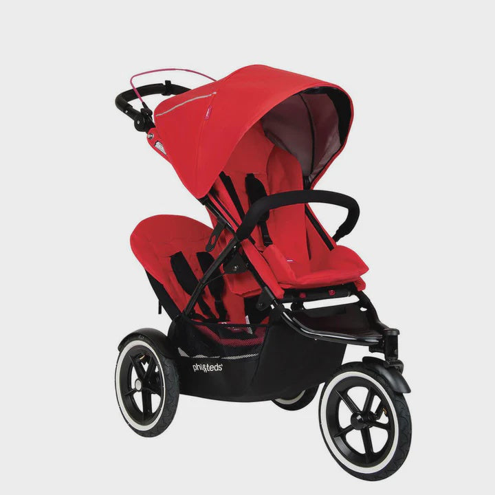 Phil & Teds Sport 2015 - 2019 Double Kit - Cherry Red