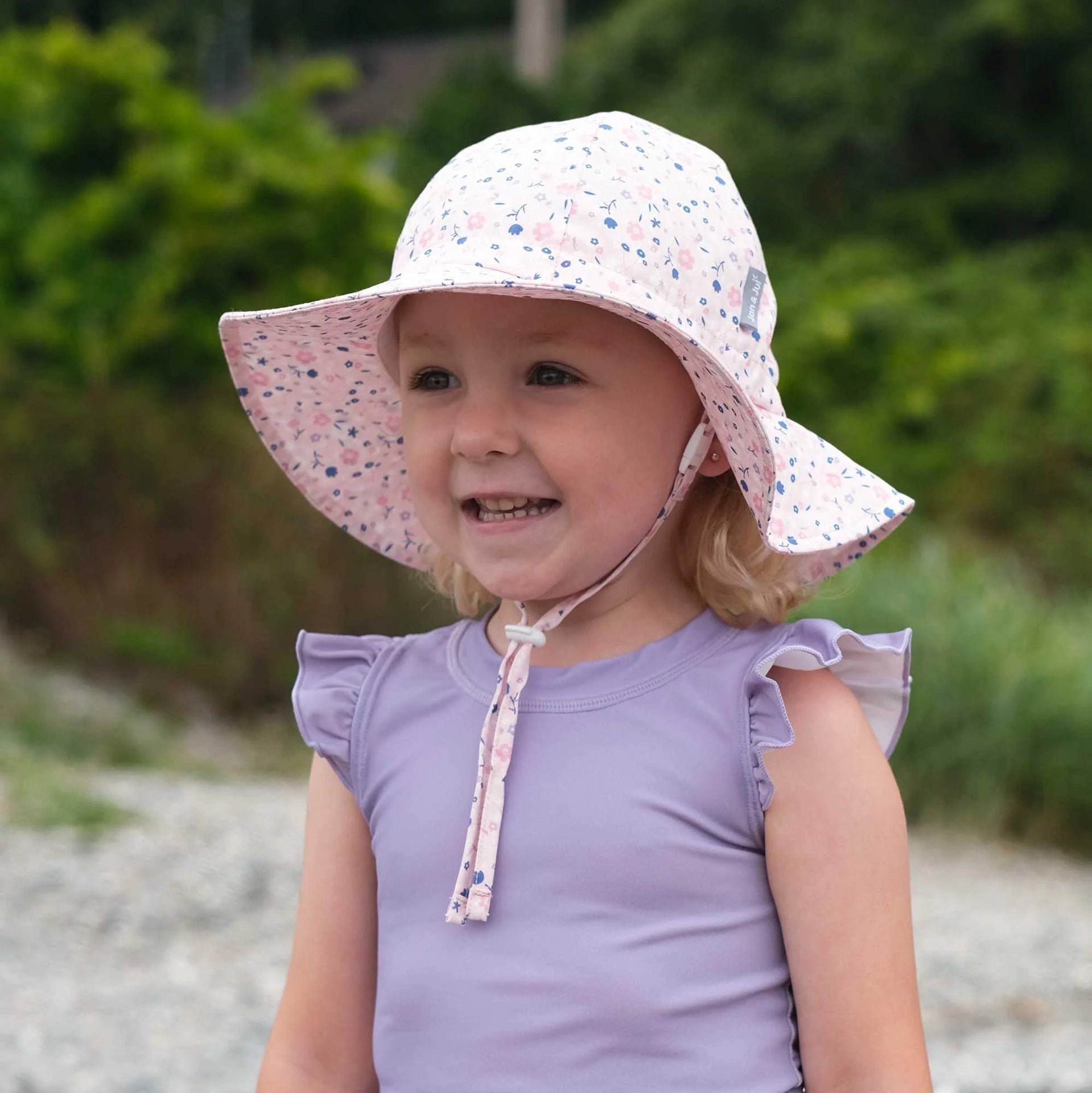 Jan & Jul Cotton Floppy Hat - Pink Blossom