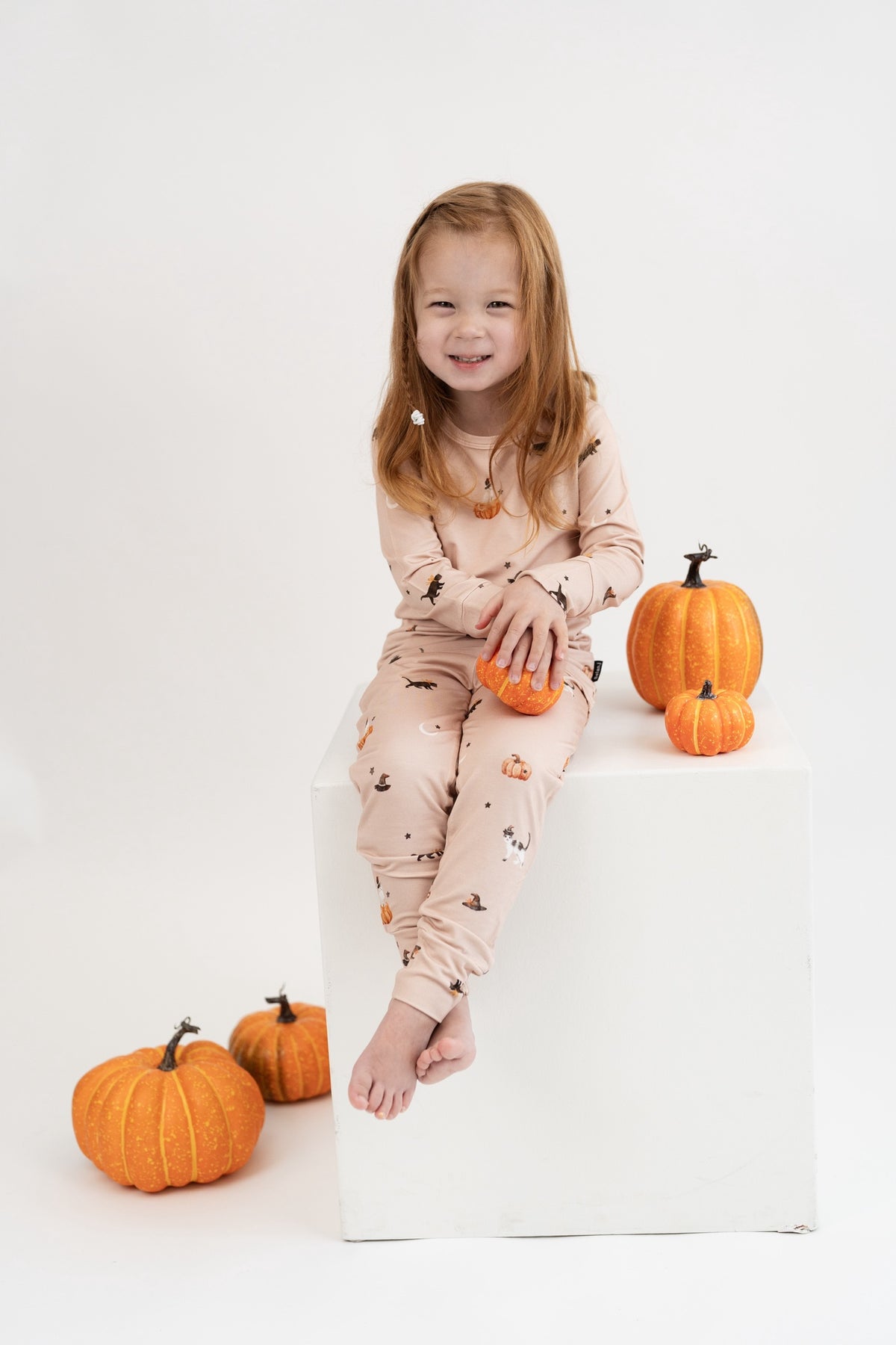 L/S PJ Set - Witch Cats
