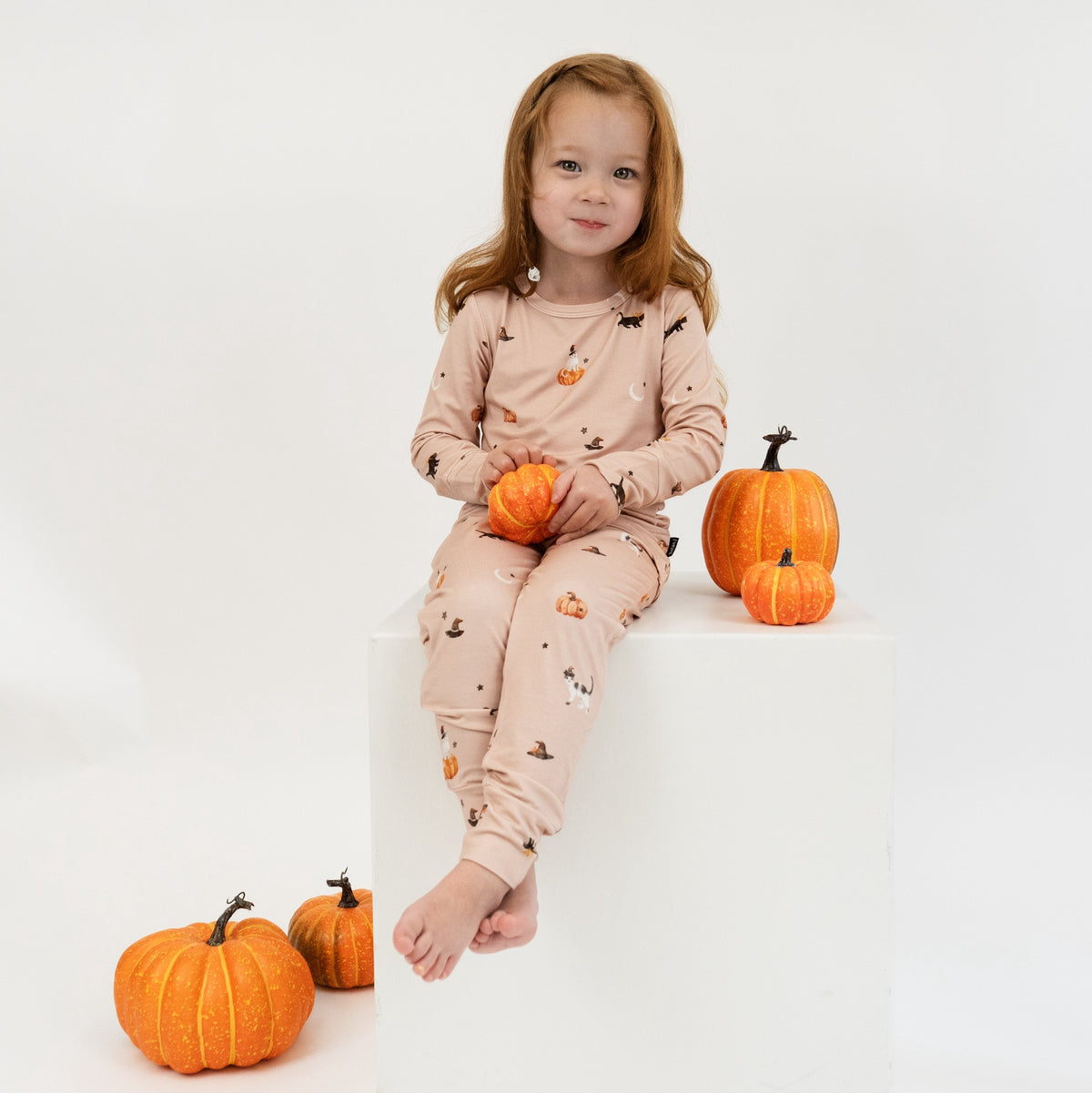 L/S PJ Set - Witch Cats