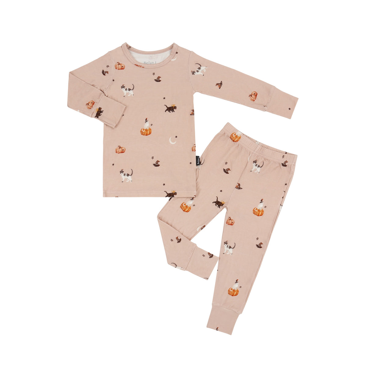 L/S PJ Set - Witch Cats