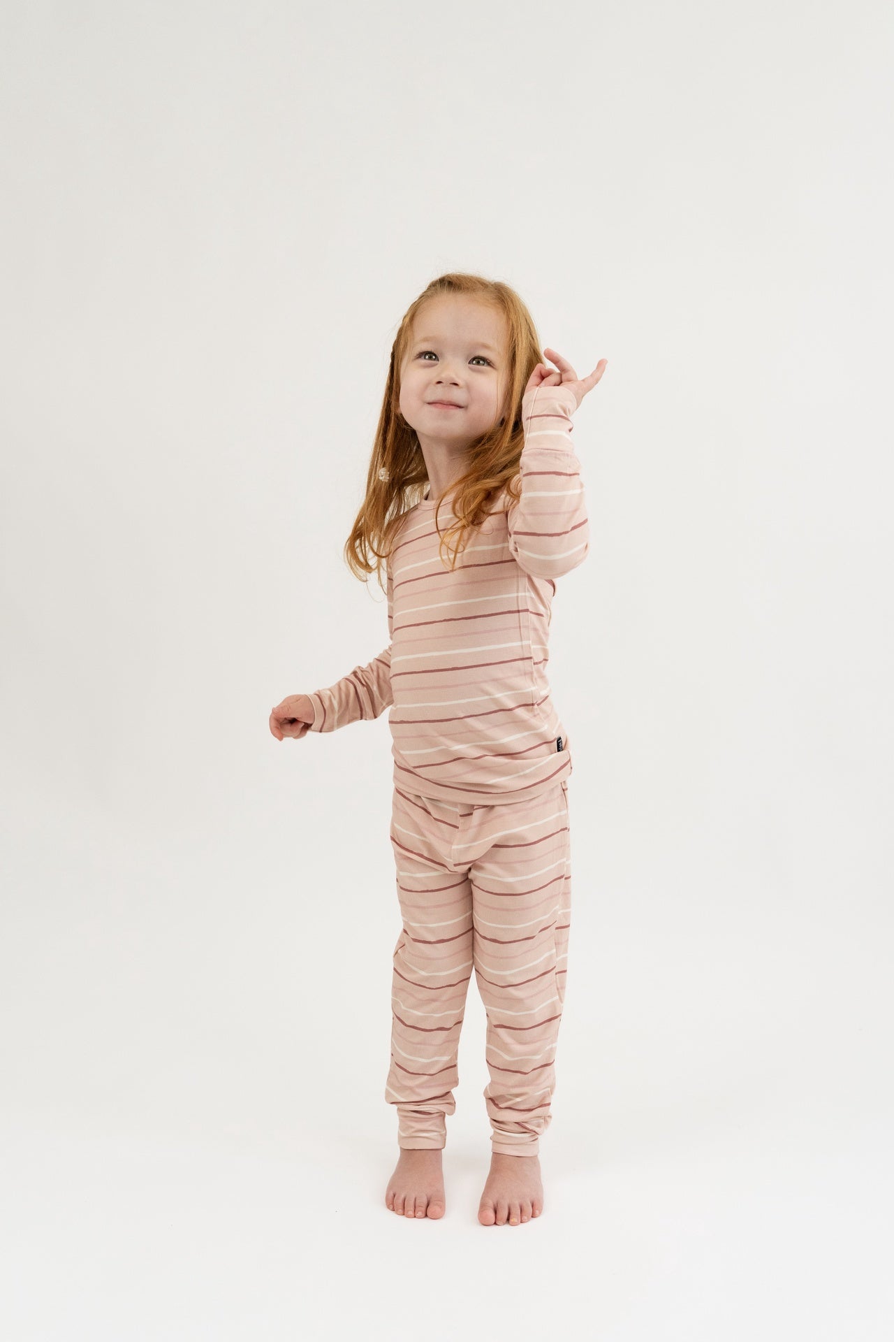 L/S PJ Set - Pink Stripes