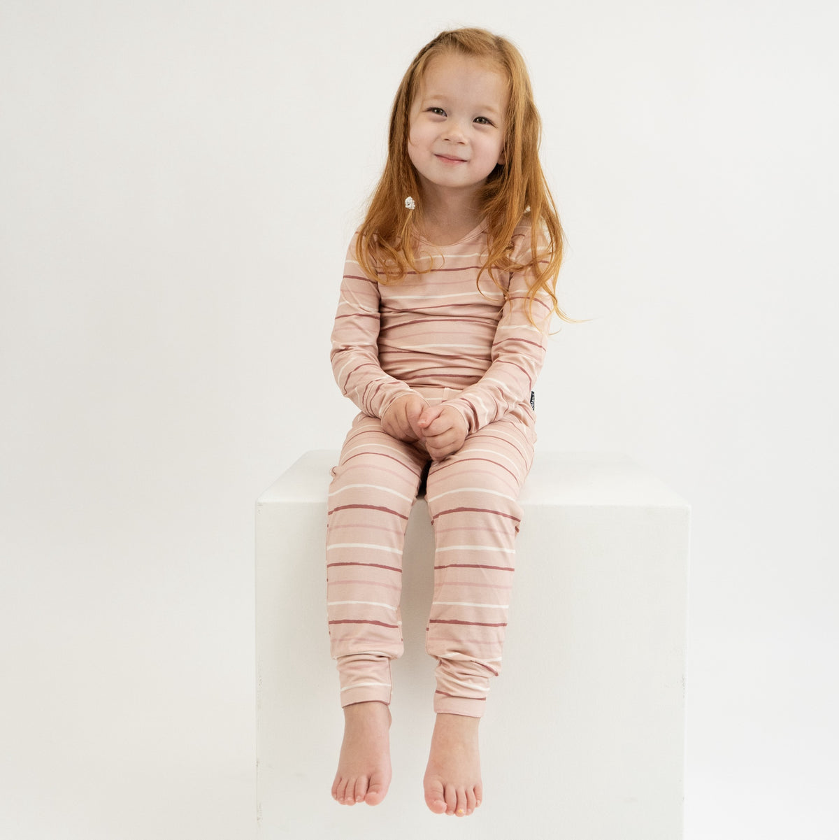 L/S PJ Set - Pink Stripes