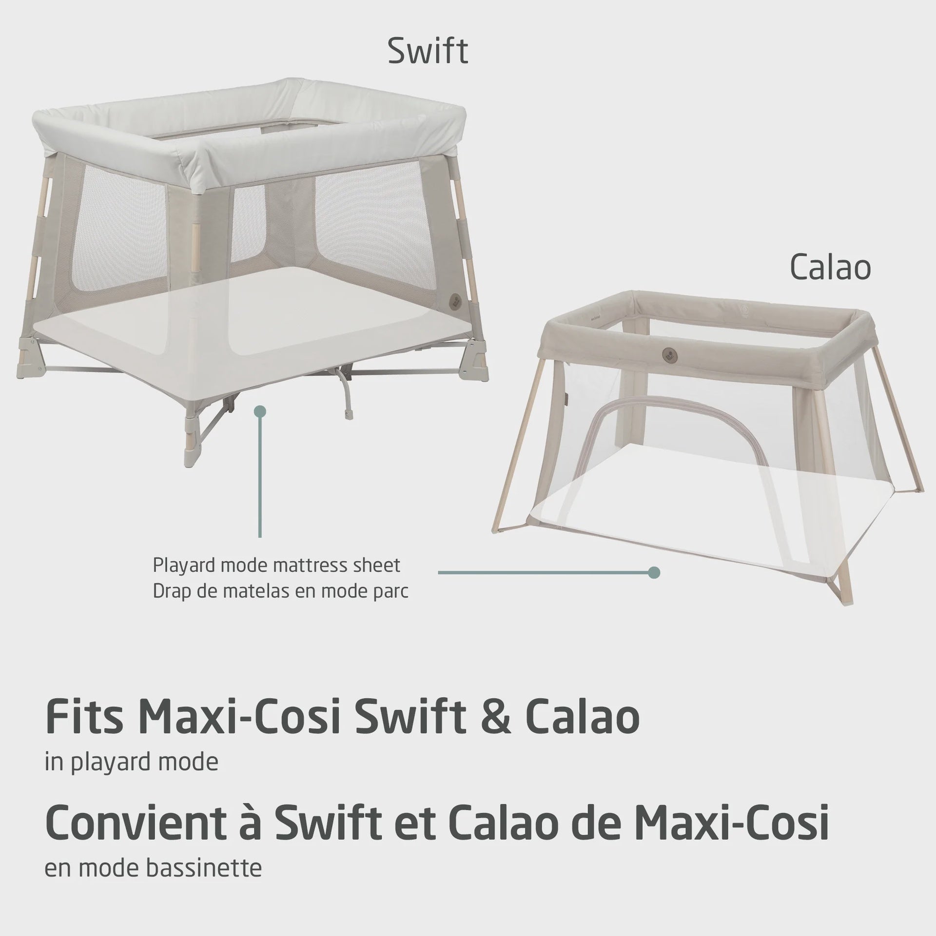 Maxi-Cosi Swift/ Calao Playard Sheets – Active Baby