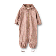 Wheat Rainsuit Mika - Portabella Flowers