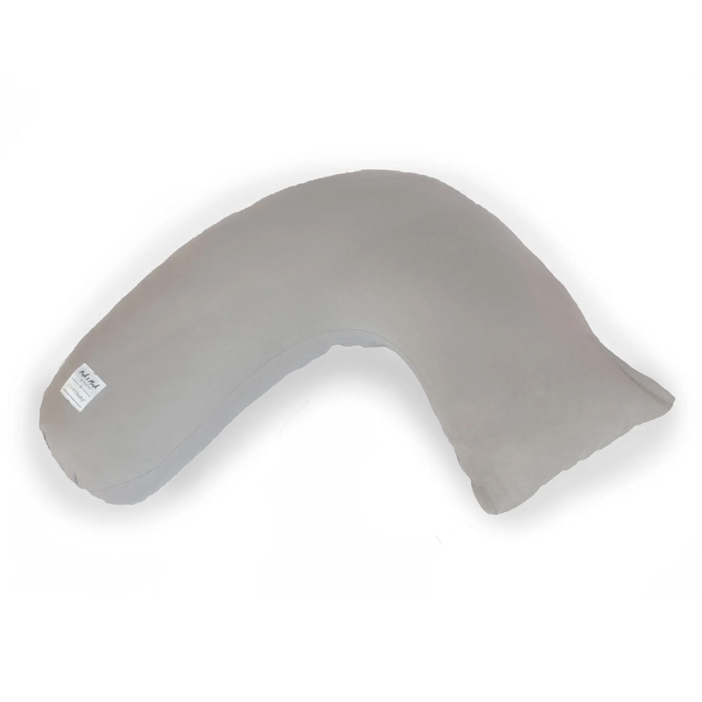 Posh & Plush / L'ovedbaby Organic Nursing Pillow - Light Grey