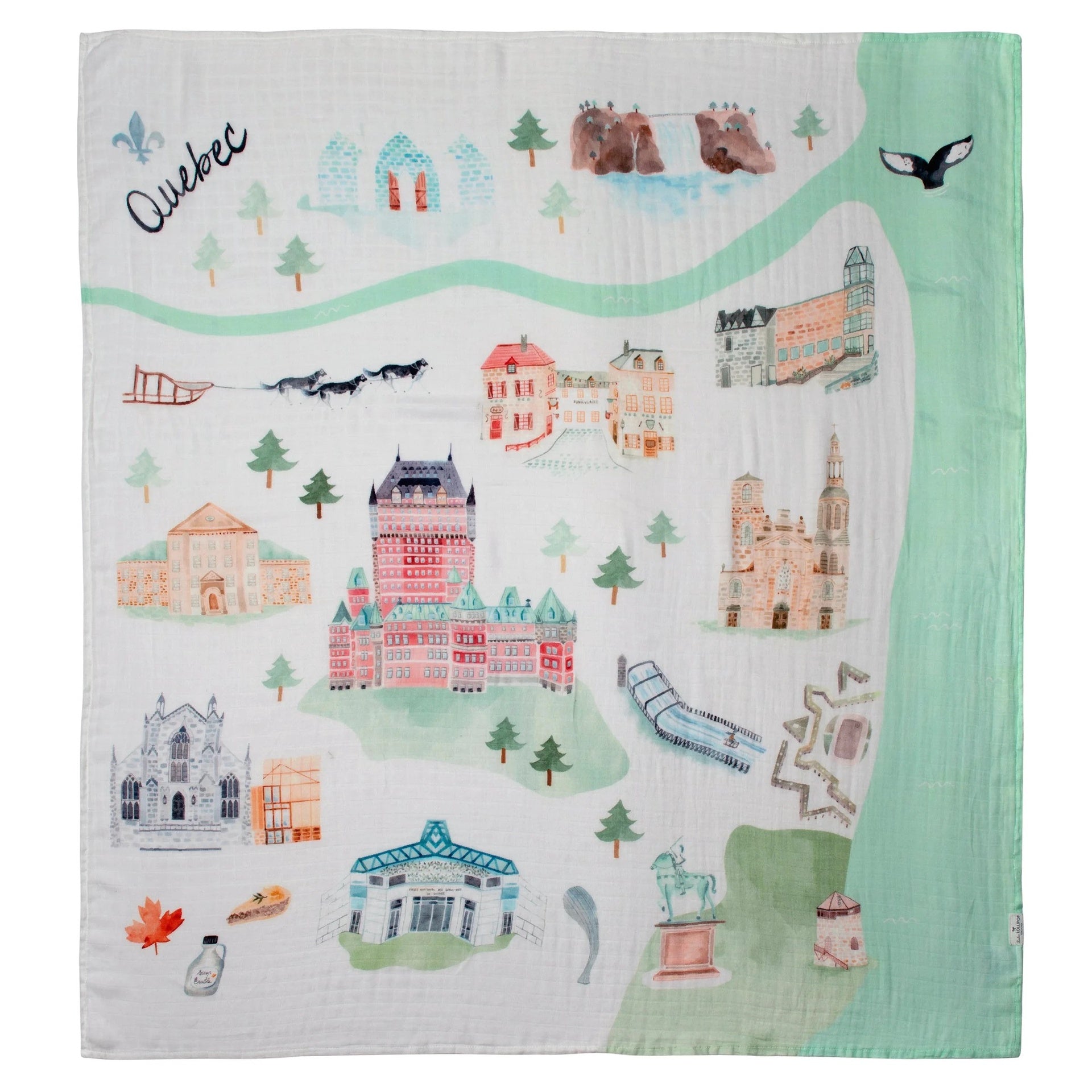 Loulou Lollipop Muslin Swaddle - Quebec City