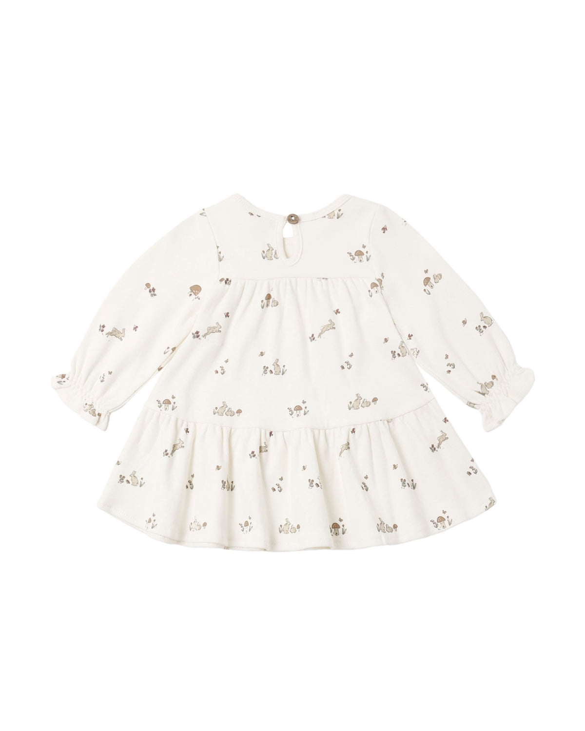 Quincy Mae Tiered Jersey Dress - Bunnies