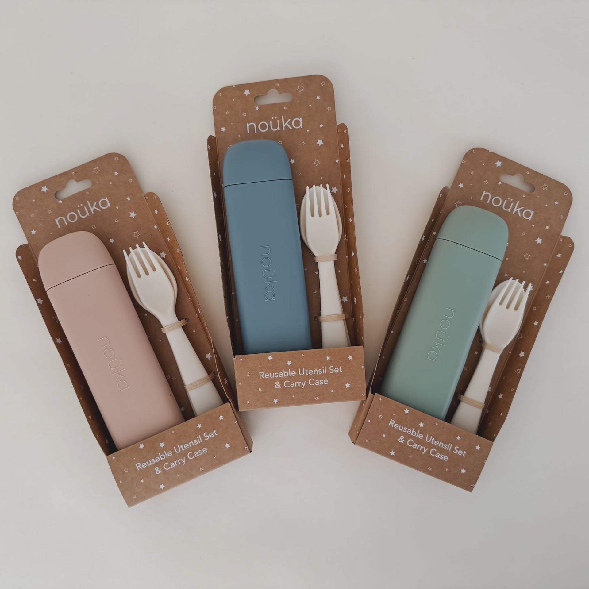 Noüka Reusable Utensil Set & Carry Case