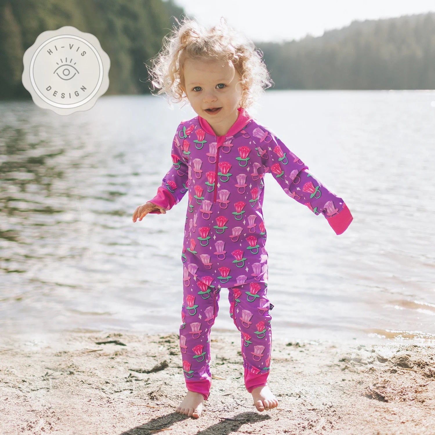 Honeysuckle Swim Sunsuit -Ring Leader