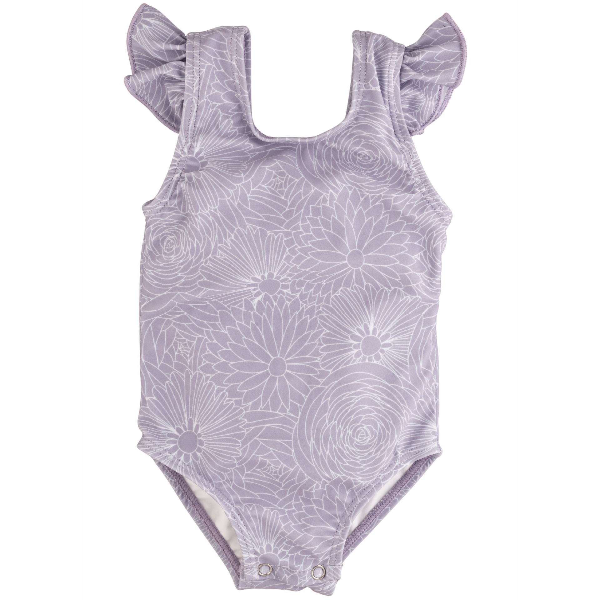 Current Tyed Clothing Ruffle Shoulder One Piece - Lily